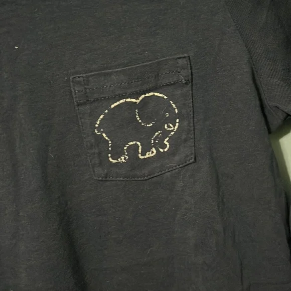 Ivory Ella Navy Blue Fitted Pocket T Shirt Size S - Picture 2 of 5